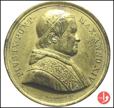 Placchetta A. XIV 1859 Placchetta A. XIV 1859