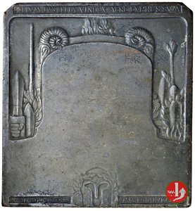 Placchetta Comunicato della Vittoria del Gen. Diaz 1918 1918 Placchetta Comunicato della Vittoria del Gen. Diaz 1918 1918