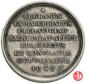 Prefetto e Governatore Pallavicino -Bo103 1846 (Roma) Prefetto e Governatore Pallavicino -Bo103 1846 (Roma)