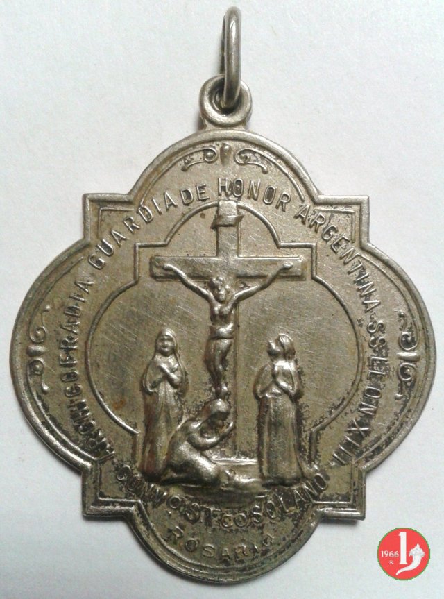 Premio Guardia de Honor Argentina quadrilobata 1878 Premio Guardia de Honor Argentina quadrilobata 1878