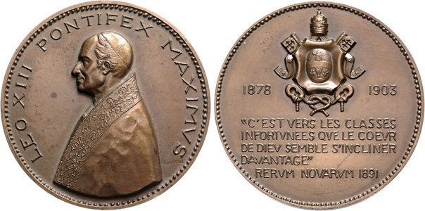 7- Ricordo del Pontificato 68mm -Mo554 1903 (Parigi) 7- Ricordo del Pontificato 68mm -Mo554 1903 (Parigi)