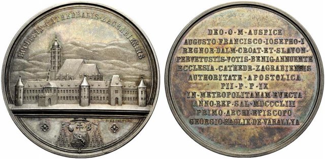 Ripristino Arcivescovato di Zagabria -B17 1853 Ripristino Arcivescovato di Zagabria -B17 1853