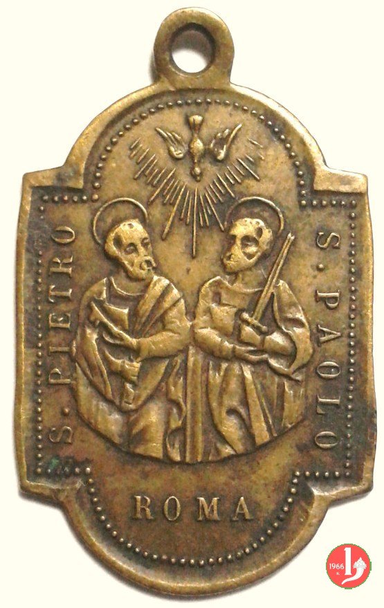 SS. Apostoli bilobata 20x27mm 1878 SS. Apostoli bilobata 20x27mm 1878