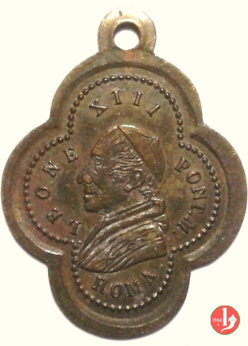 SS. Apostoli quadrilobata 15x22mm 1878 SS. Apostoli quadrilobata 15x22mm 1878