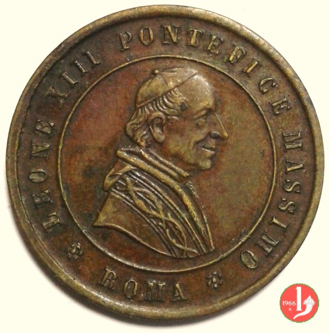 SS. Pietro e Paolo Apost.-busto a dx 25mm -Mo509 1878 SS. Pietro e Paolo Apost.-busto a dx 25mm -Mo509 1878
