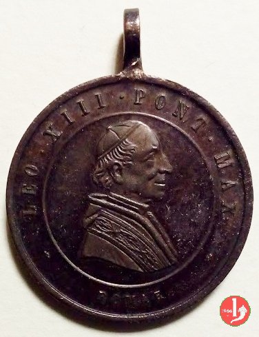 SS. Pietro e Paolo Apost.-busto a dx 25mm 1878 SS. Pietro e Paolo Apost.-busto a dx 25mm 1878