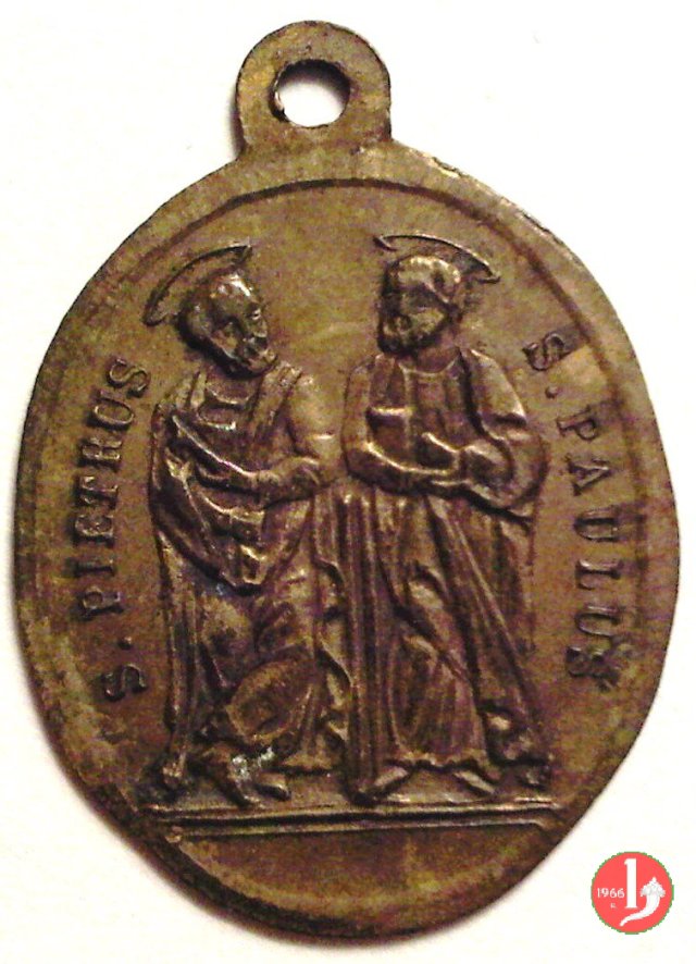 SS. Pietro e Paolo 20x25mm -Mo512 1878 SS. Pietro e Paolo 20x25mm -Mo512 1878