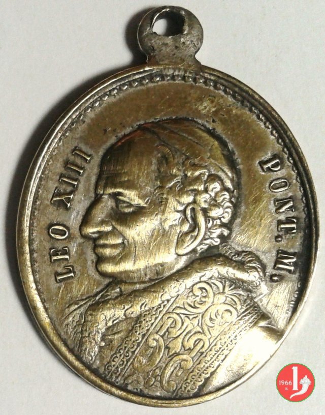 S.S. Vergine del Rosario di Pompei 24x20mm 1878 S.S. Vergine del Rosario di Pompei 24x20mm 1878