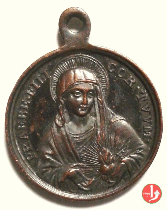 Sacro Cuore di Maria 20mm -Mo495 1878 Sacro Cuore di Maria 20mm -Mo495 1878