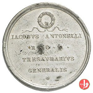 Tesoriere Generale Mons. Antonelli -Bo101 1846 (Roma) Tesoriere Generale Mons. Antonelli -Bo101 1846 (Roma)