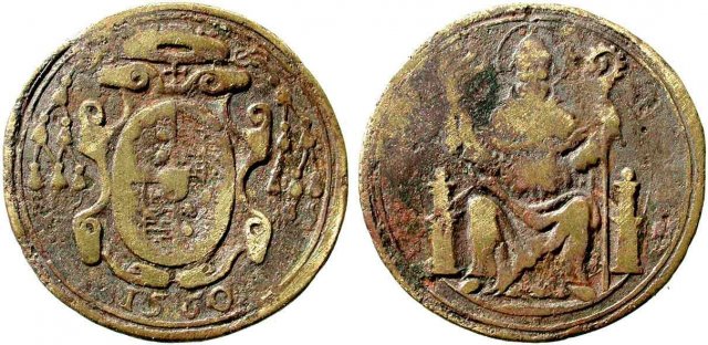 Tessera di beneficenza 1560 1560 Tessera di beneficenza 1560 1560