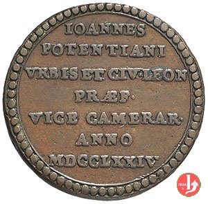 Vice Camerlengo Mons. Potenziani -Bo74 1774 (Roma) Vice Camerlengo Mons. Potenziani -Bo74 1774 (Roma)