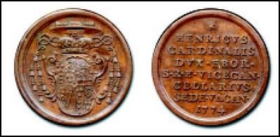 Vice Cancelliere Card. Duca di York -Bo72 1774 (Roma) Vice Cancelliere Card. Duca di York -Bo72 1774 (Roma)