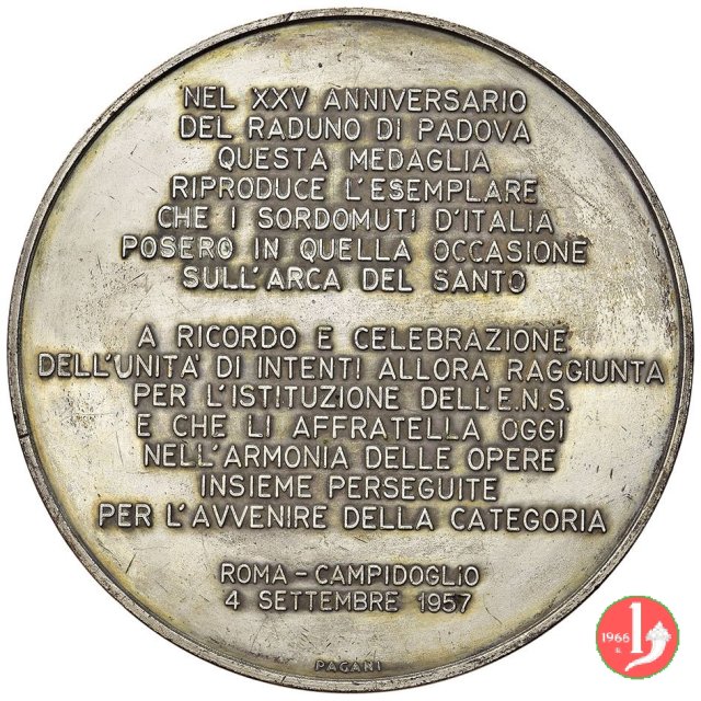 XXV Raduno Sordomuti a Padova 1957 1957 XXV Raduno Sordomuti a Padova 1957 1957