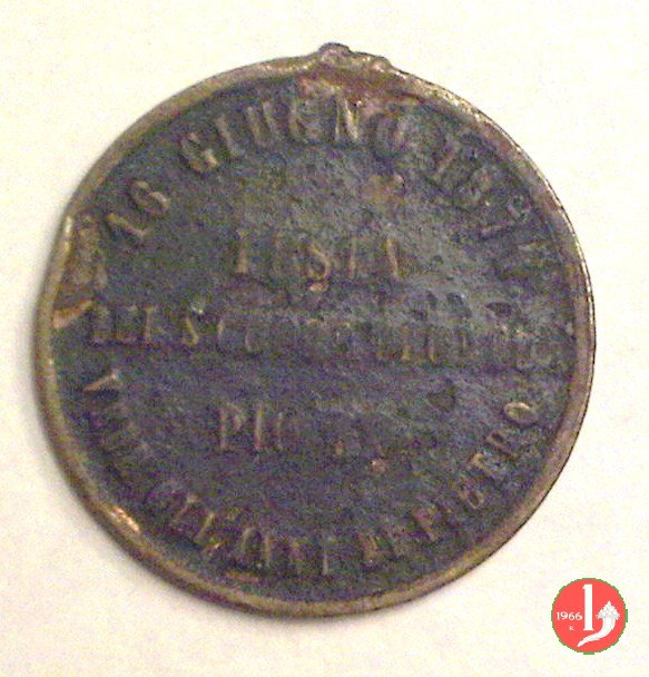 XXV anno di Pontificato Ecco quel cuore -B3 1871 XXV anno di Pontificato Ecco quel cuore -B3 1871