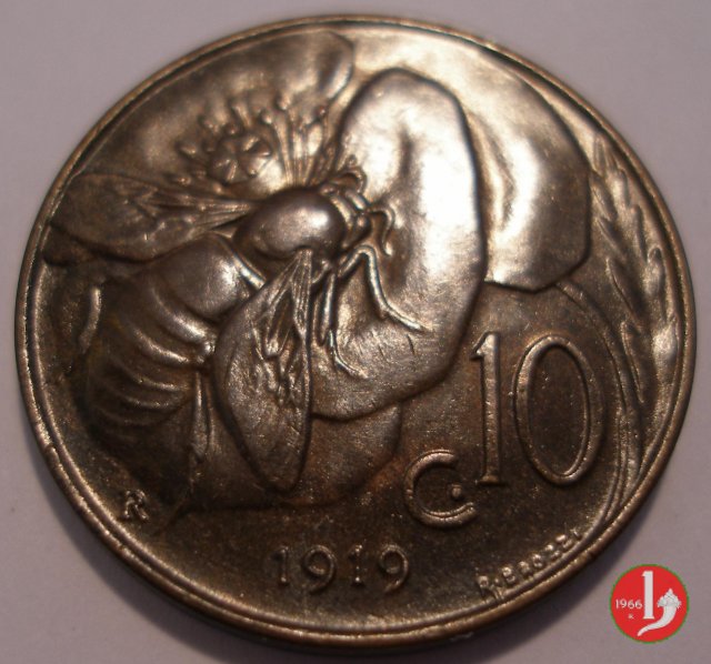 10 centesimi ape 1919 (Roma) 10 centesimi ape 1919 (Roma)