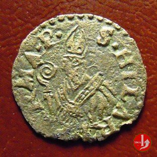 quattrino con stemma ovale e S. Ilario 1551-1585 (Parma) quattrino con stemma ovale e S. Ilario 1551-1585 (Parma)