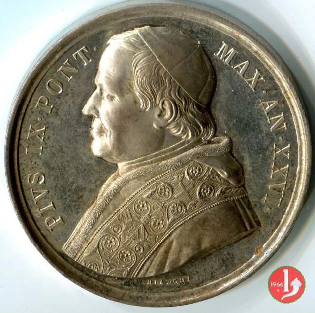 A. XXVI - XXV Ann. Elezione al pontificato 1871 (Roma) A. XXVI - XXV Ann. Elezione al pontificato 1871 (Roma)