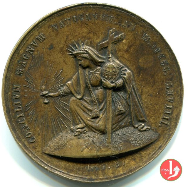Indizione Concilio Ecumenico Vaticano -B3 1868 Indizione Concilio Ecumenico Vaticano -B3 1868