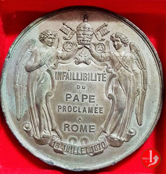 Infallibilità Papale 51mm 1870 Infallibilità Papale 51mm 1870