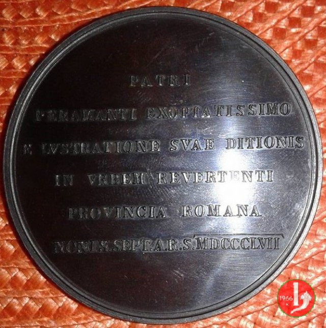 Ritorno di Pio IX a Roma -B13 1857 Ritorno di Pio IX a Roma -B13 1857