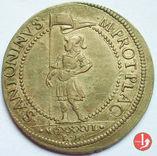 scudo da 6 lire 1636 (Piacenza) scudo da 6 lire 1636 (Piacenza)