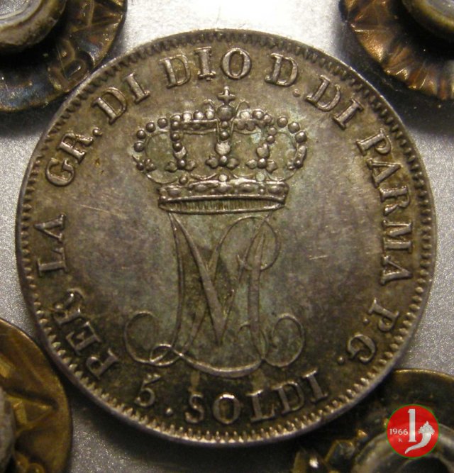 5 soldi di Parma 1815 (Milano) 5 soldi di Parma 1815 (Milano)