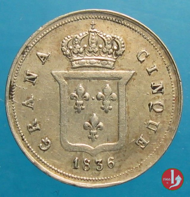 5 Grana 1836 (Napoli) 5 Grana 1836 (Napoli)