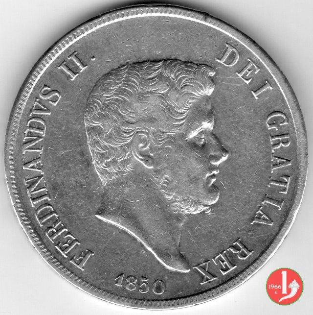 Piastra da 120 Grana 1850 (Napoli) Piastra da 120 Grana 1850 (Napoli)