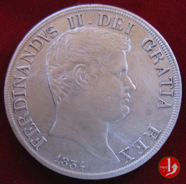 Piastra da 120 Grana 1834 (Napoli) Piastra da 120 Grana 1834 (Napoli)