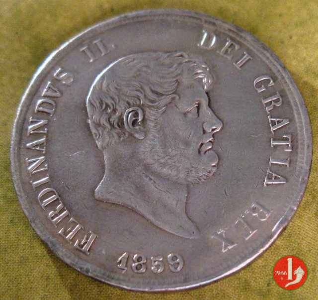 Piastra da 120 Grana 1859 (Napoli) Piastra da 120 Grana 1859 (Napoli)