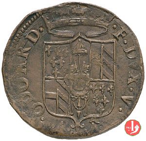 1 soldo con San Ilario 1624-1636 (Parma) 1 soldo con San Ilario 1624-1636 (Parma)
