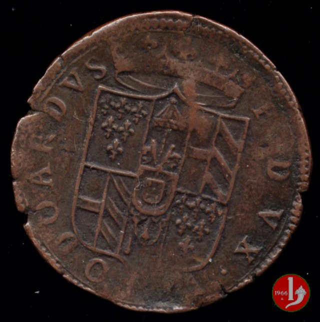 1 soldo con San Ilario 1624-1636 (Parma) 1 soldo con San Ilario 1624-1636 (Parma)