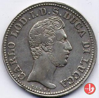 2 Lire 1837 (Lucca) 2 Lire 1837 (Lucca)