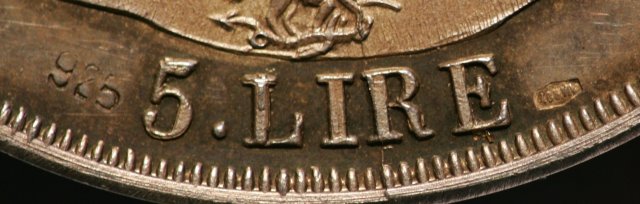 5 lire o scudo 1832 (Johnson) 5 lire o scudo 1832 (Johnson)