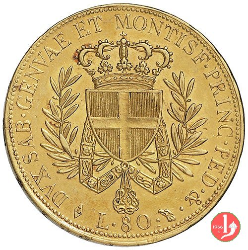 80 lire 1821 (Torino)