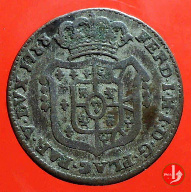 Mezza lira di Piacenza 1788 (Parma)