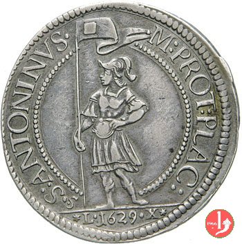 scudo da 6 lire 1629 (Piacenza) scudo da 6 lire 1629 (Piacenza)