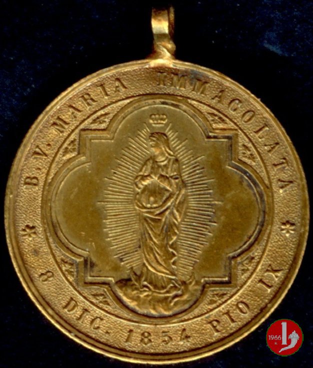 L'immacolata 1854 Pio IX 1878 L'immacolata 1854 Pio IX 1878