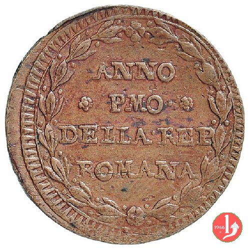 1/2 baiocco (anno PMO) 1798 (Fermo) 1/2 baiocco (anno PMO) 1798 (Fermo)