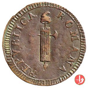 1/2 baiocco (fascio) 1798 (Fermo) 1/2 baiocco (fascio) 1798 (Fermo)