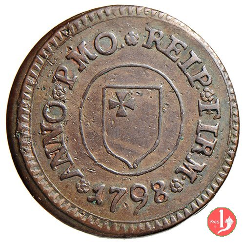 1/2 baiocco (stemma) 1798 (Fermo) 1/2 baiocco (stemma) 1798 (Fermo)