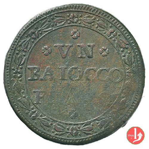 1 baiocco (anno I) 1798 1 baiocco (anno I) 1798