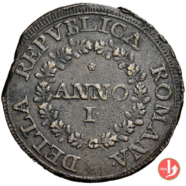 2 baiocchi (anno I) 1798 (Fermo)