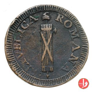 2 baiocchi (fascio) 1798 (Fermo) 2 baiocchi (fascio) 1798 (Fermo)