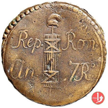 due baiocchi (con triangolo) 1799 (Perugia ?) due baiocchi (con triangolo) 1799 (Perugia ?)