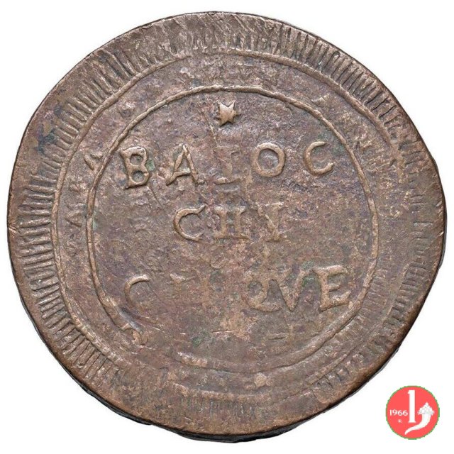 madonnina di conio rozzo o ribattutta con i conii di PIO VI  (Roma) madonnina di conio rozzo o ribattutta con i conii di PIO VI  (Roma)