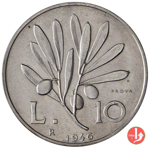prova 10 lire 1946 1946 (Roma)