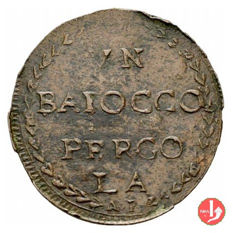 un baiocco (2° tipo) 1798 (Pergola)