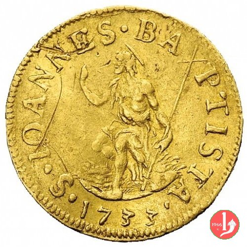 zecchino o fiorino d'oro 1733 (Firenze)